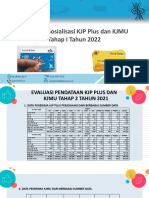 Paparan Persiapan Sosialisasi KJP KJMU Tahap 1 Tahun 2022 Sudin