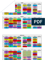 Horario de clases semanal