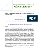 Uso e Ocupação Do Solo No Estado Do Maranhão Nos Anos 2000 e 2016