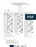 Financiar Contabilitate Grila de Corectare