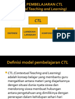 MODEL PEMBELAJARAN CTL (Contextual Teaching and Learning