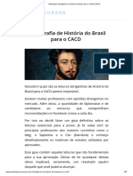 Bibliografia Obrigatória de História do Brasil para o CACD (2019)