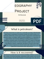Geography Presentation Petroleum