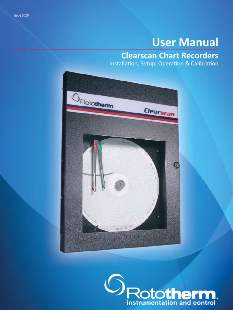 Chart Recorder Rototherm Clearscan_manual Calibration Pressure