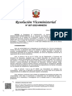 RVM - # - 007-2022-Minedu - Lineamientos Responsabilidad Social Universitaria PDF