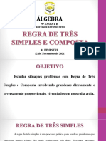 Regra de Três Simples e Composta