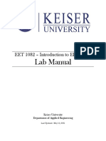Lab Manual: EET 1082 - Introduction To Electronics