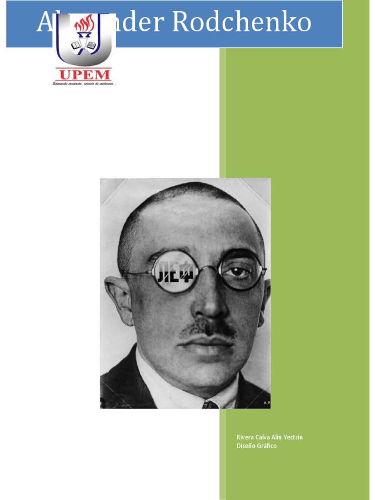 Biografía de Alexander Rodchenko | PDF | Movimientos | Las artes