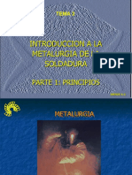 Introducción a la metalurgia de la soldadura y clasificación de materiales