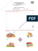 Dibuja Un Plano para Llegar A Tu Escuela Desde Un Lugar Que Pueda Servir de Punto de Referencia (Un Río, Un Parque, Una Colina, Una Iglesia, Etc.)