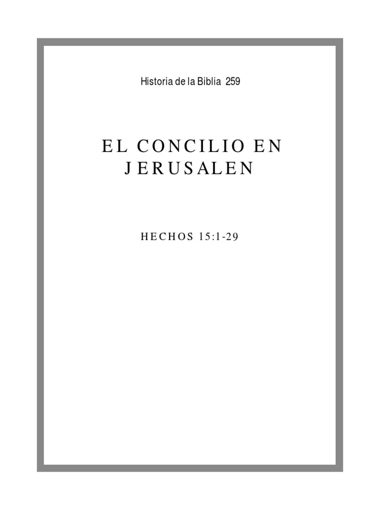 El Concilio En Jerusalen Descargar Gratis Pdf Pablo El Apóstol