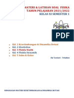 Ringkasan Mater Fisika & Latihan Soal Kelas XI Sem. 1