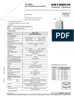 DTMA-1800-UMTS-12-AISG: Fullband Double Dual Duplex Tower Mounted Amplifi Er (Masthead Amplifi Er)