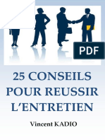 25 CONSEILS POUR REUSSIR L ENTRETIEN