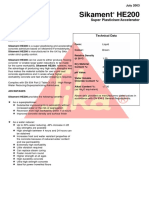Sikament HE200: Super Plasticiser/Accelerator