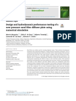 Design and Hydrodynamic Performance Testing of A New Pressure Sand Filter Diffuser Plate Using Numerical Simulation