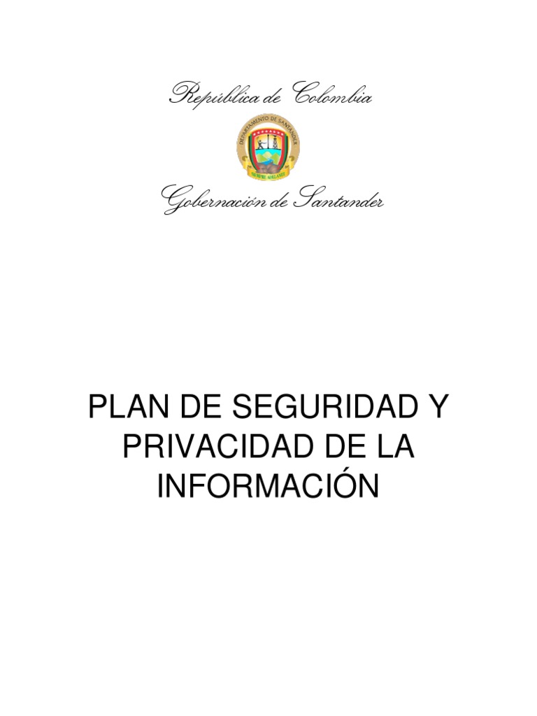 Ap-Tic-Pl-02 Plan de Seguridad Digital y Privacidad de La Informacion ...