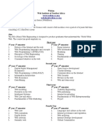 Bsc Web Science Curriculumn