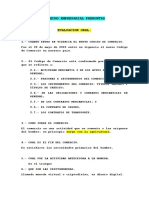 Derecho Empresarial Preguntas Modulo 1 y 2