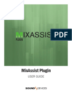 Mixassist Plugin: User Guide