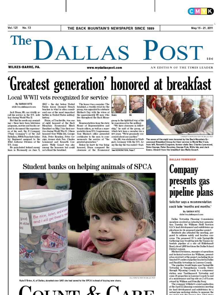 The Dallas Post 05-15-2011 | PDF | Mail | Nature