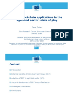 Use of Blockchain Applications in The Agri-Food Sector State of Play - JRC