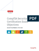 Comptia Security Sy0 501 Exam Objectives (4 0)
