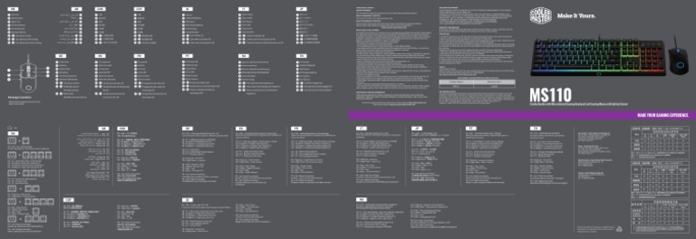 MS110 Manual | PDF