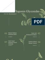 Steroidal Saponin Glycosides: PGC 301: Phytochemistry I