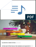 Types of Poetry