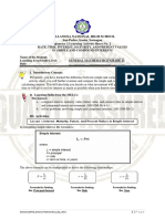 Gallanosa National High School San Pedro, Irosin, Sorsogon Quarter 2 Learning Activity Sheet No. 2