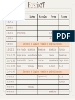 Horario 2°F