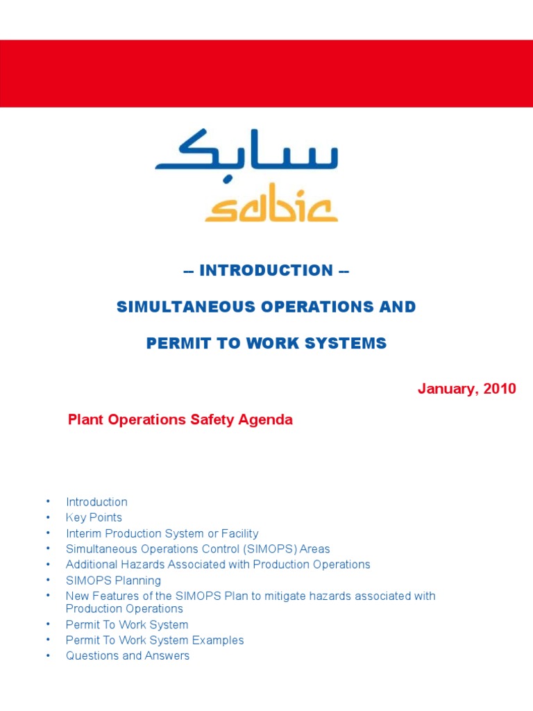 IPMT - Training - SIMOPS | Download Free PDF | Safety | Occupational ...