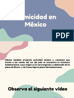 Sismicidad en México