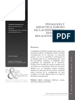 Armando Zambrano. Pedagogia y Didactica. Esbozo de Las Diferencias, Tensiones y Relaciones de Dos Campor