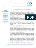 Vacunación Covid-19 en Niños y Adolescentes