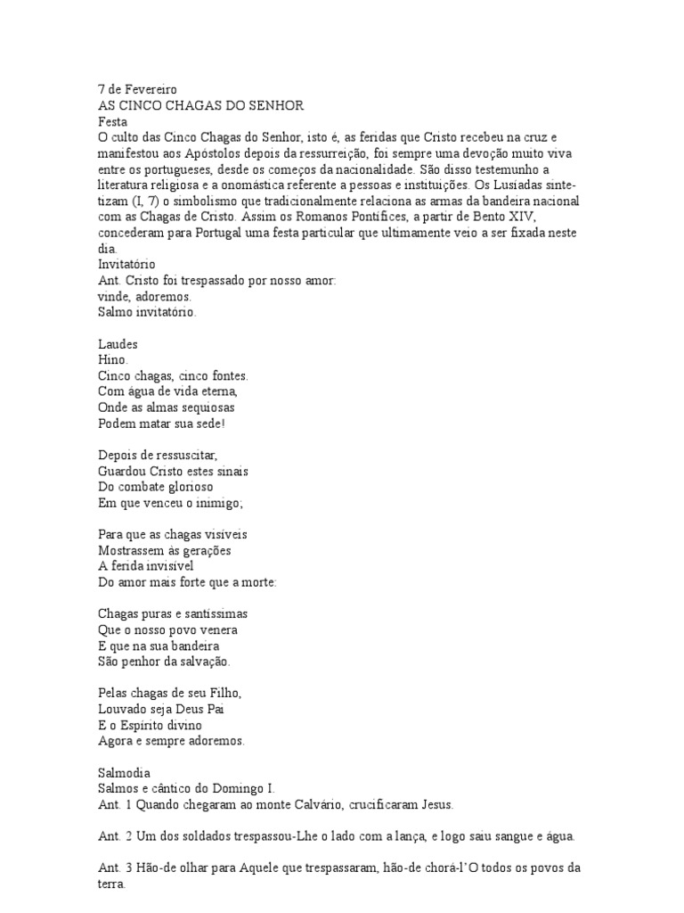 Festa Cinco Chagas Oficio Divino Ressurreicao De Jesus Jesus festa cinco chagas oficio divino