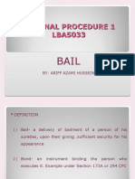 CRIMINAL PROCEDURE 1-BAIL