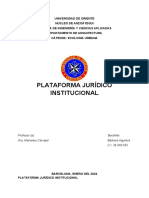 Plataforma Juridico Institucional