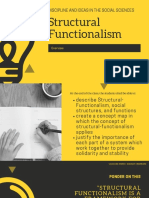 Structural Functionalism: Discipline and Ideas in The Social Sciences