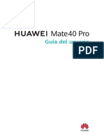 HUAWEI Mate 40 Pro Gu A Del Usuario - (NOH-NX9, EMUI11.0 - 01, Es-Us)