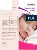 Metabolic Screening