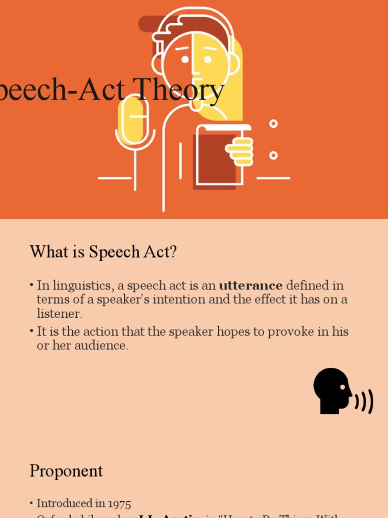 speech act theory pdf