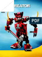 2009 6751 Fiery Legend LEGO CREATOR 3 en 1 (3) Ogre Warrior