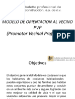 MODELO DE PROMOTOR VECINAL PROFESIONAL