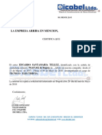 Carta Certificacion Dicobel Eduardo