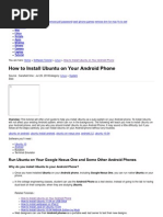 Download How to Install Ubuntu on Your Android Phone by Tumesh Kakkar SN55468311 doc pdf