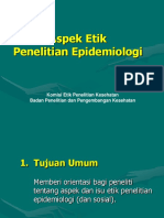 Materi (4) Etik Penelitian Epidemiologi Dan Sosial Budaya