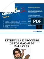 Estrutura e Processo de Formação de Palavras