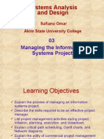 Systems Analysis and Design: 03 Managing The Information Systems Project